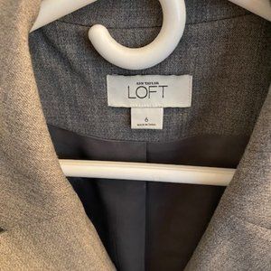 Ann Taylor Loft Grey Blazer